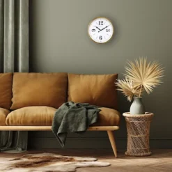 Zegar ścienny Classic 39 cm biało-złoty