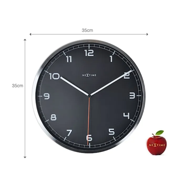 Zegar ścienny Company 35 cm czarny