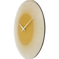 Zegar ścienny Deep 50 cm żółty