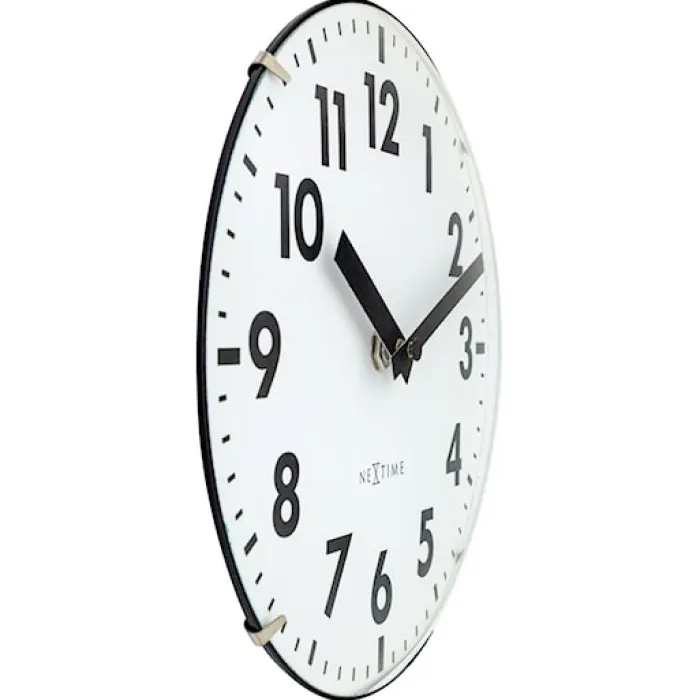 Zegar ścienny Duomo 20 cm biało-czarny