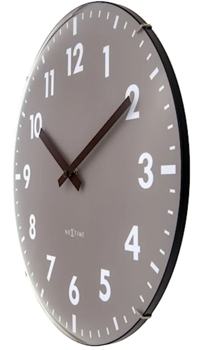 Zegar ścienny Duomo 35 cm khaki