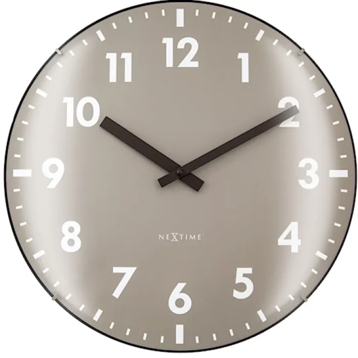 Zegar ścienny Duomo 35 cm khaki