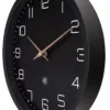 Zegar ścienny Eco 30 cm czarny