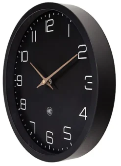 Zegar ścienny Eco 30 cm czarny