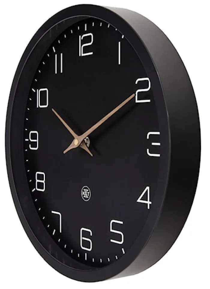 Zegar ścienny Eco 30 cm czarny