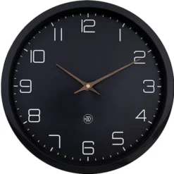 Zegar ścienny Eco 30 cm czarny