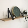 Zegar ścienny Essential 34 cm zielono-złoty