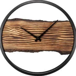 Zegar ścienny Forest 45 cm brązowo-czarny