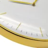 Zegar ścienny Glamour 40 cm biało-złoty
