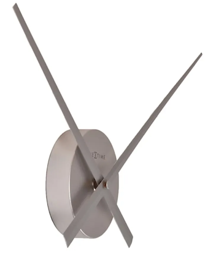 Zegar ścienny Hands 48 cm srebrny