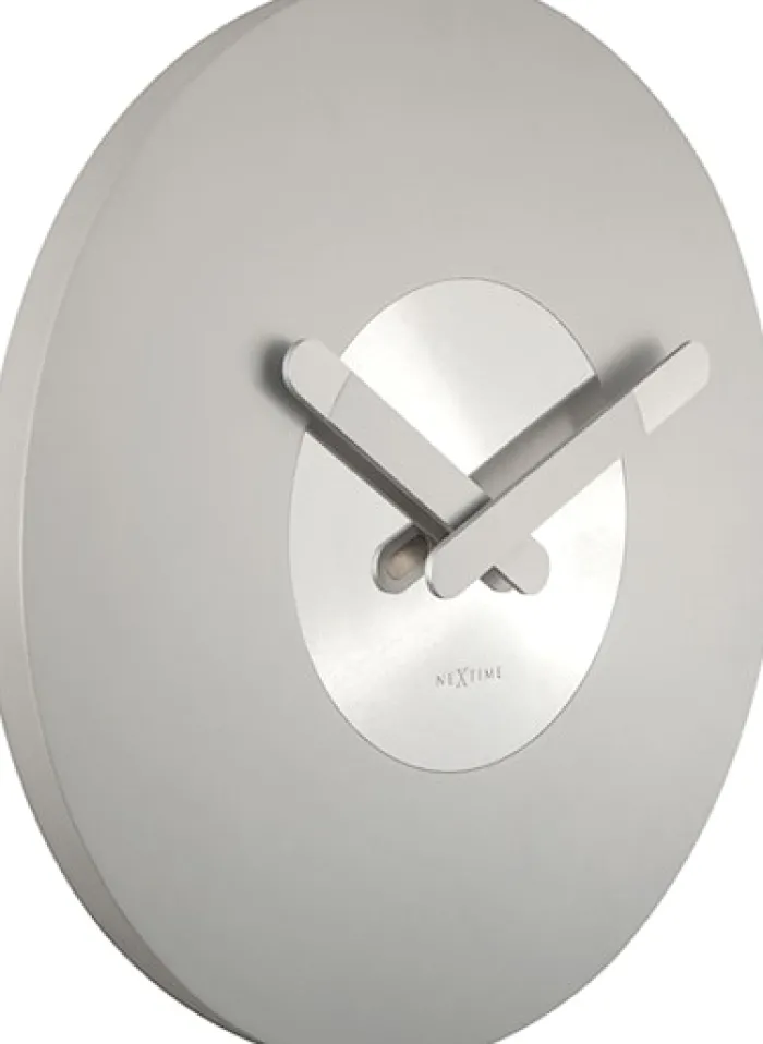 Zegar ścienny In Touch 40 cm srebrny