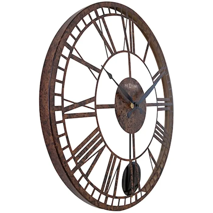 Zegar ścienny London 50 cm brązowy