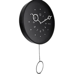 Zegar ścienny Loop 35 cm czarny
