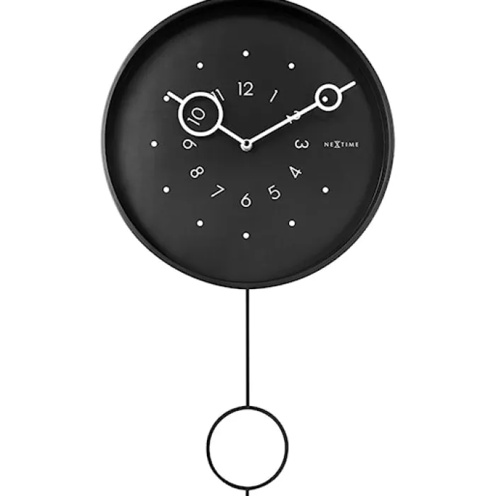 Zegar ścienny Loop 35 cm czarny