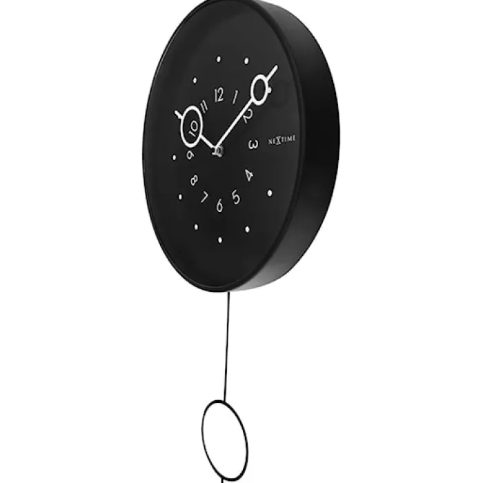 Zegar ścienny Loop 35 cm czarny