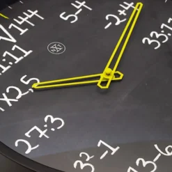 Zegar ścienny Maths 30 cm czarny