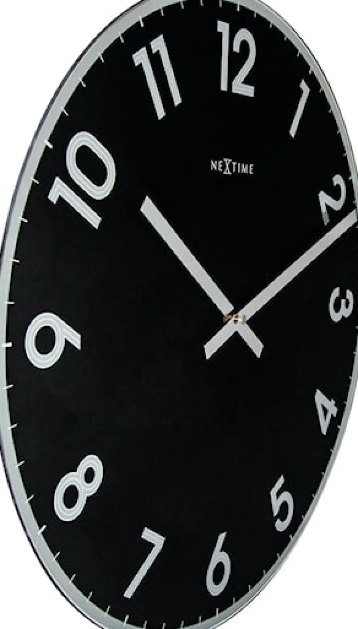 Zegar ścienny Reflect 43 cm czarny