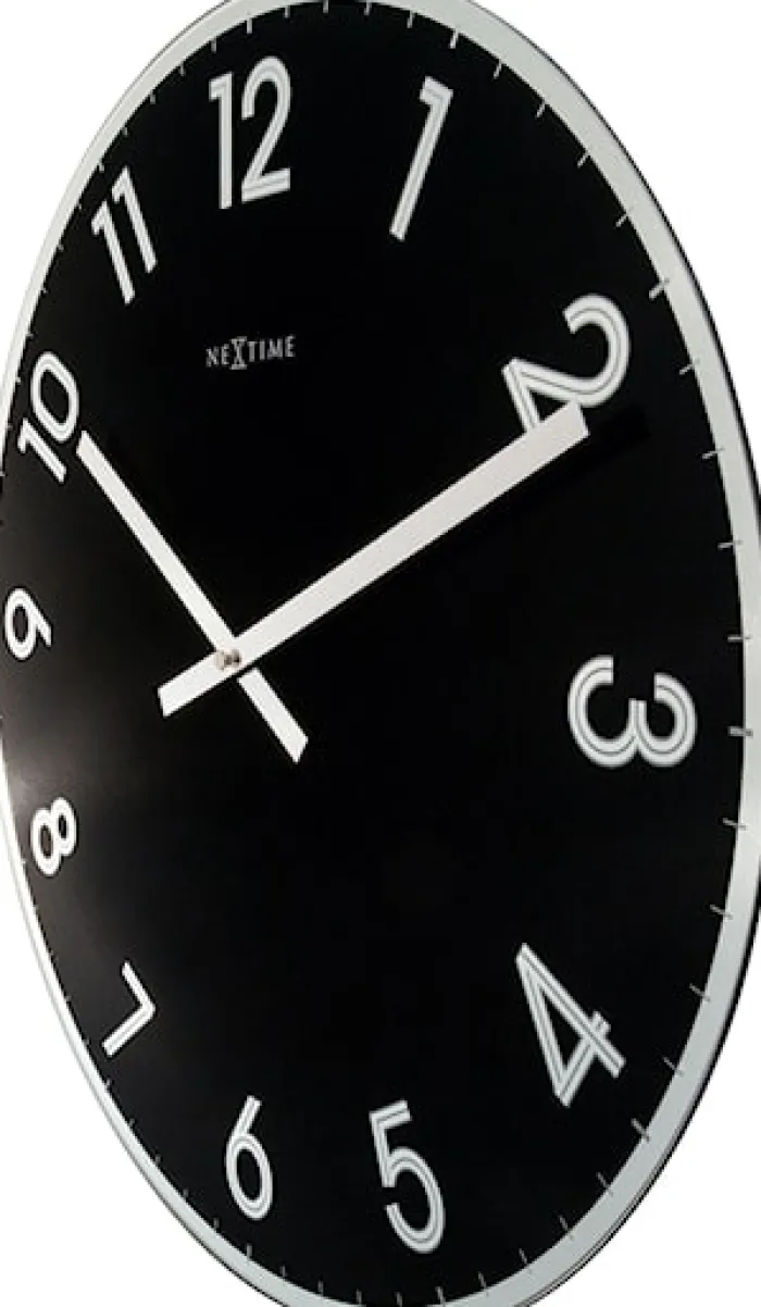 Zegar ścienny Reflect 43 cm czarny