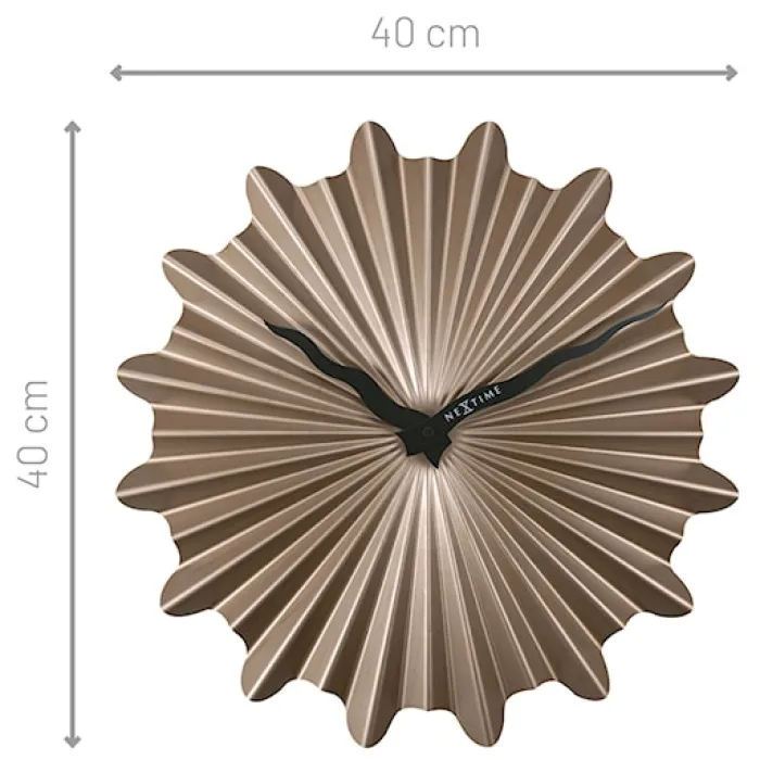 Zegar ścienny Sunny 40 cm brązowy