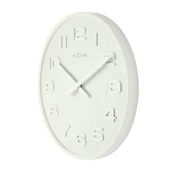 Zegar ścienny Wood Wood 36 cm biały