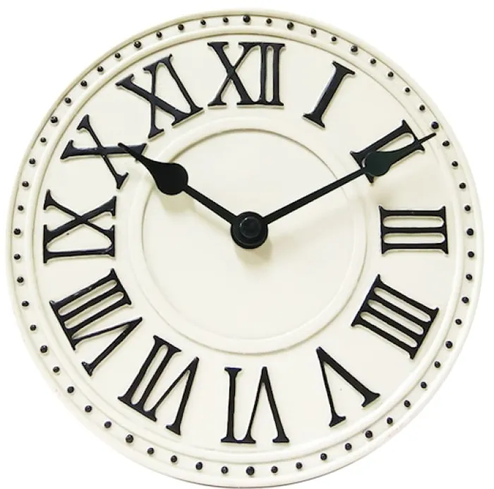 Zegar stojący London 16 cm beżowy