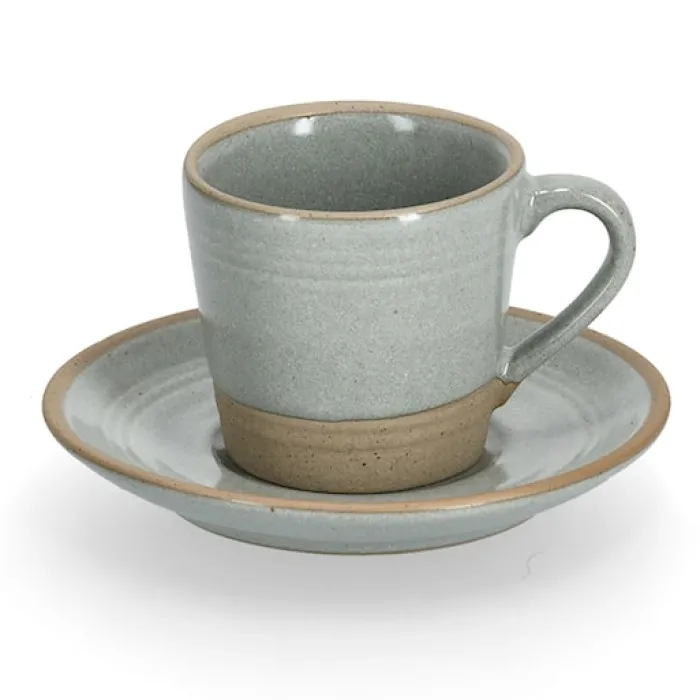 Zestaw 4 filiżanek do espresso Undablo szare