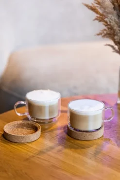 Zestaw 2 filiżanek z podstawkami Vilagio 220 ml
