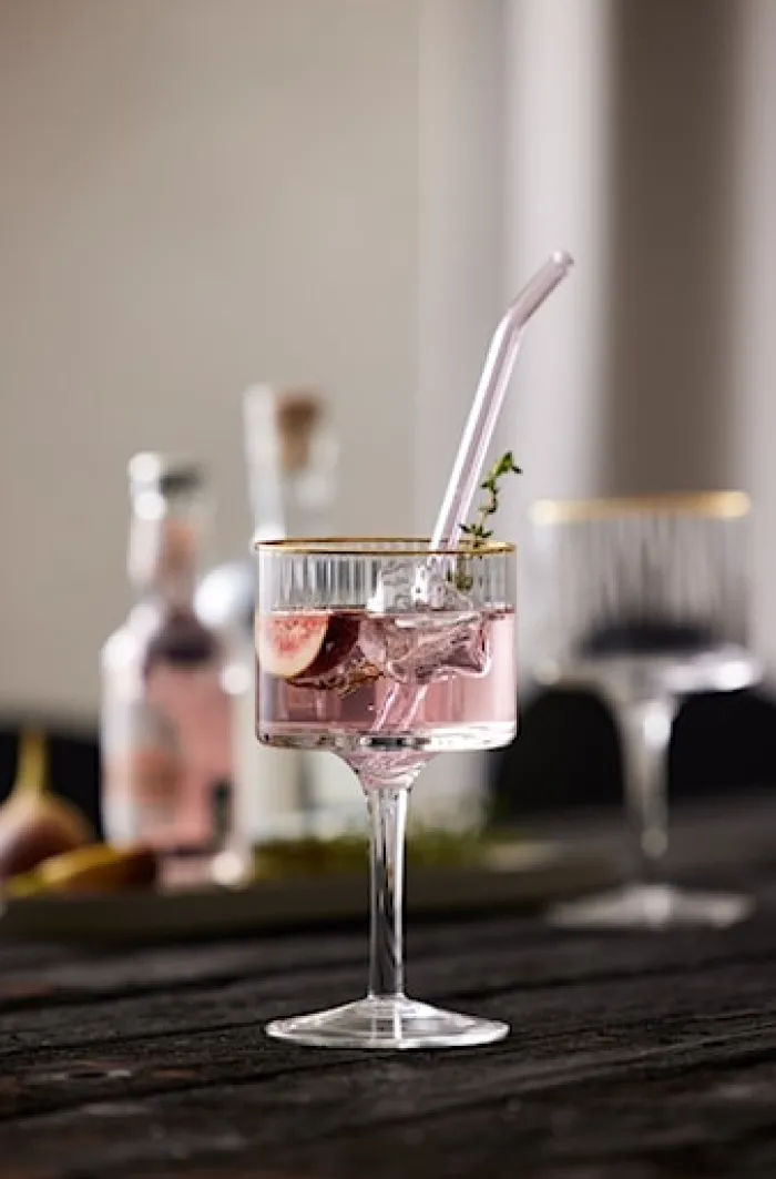 Zestaw 4 kieliszków do ginu Palermo 320 ml złote