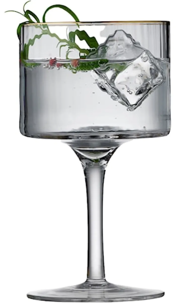 Zestaw 4 kieliszków do ginu Palermo 320 ml złote