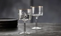Zestaw 4 kieliszków do ginu Palermo 320 ml złote