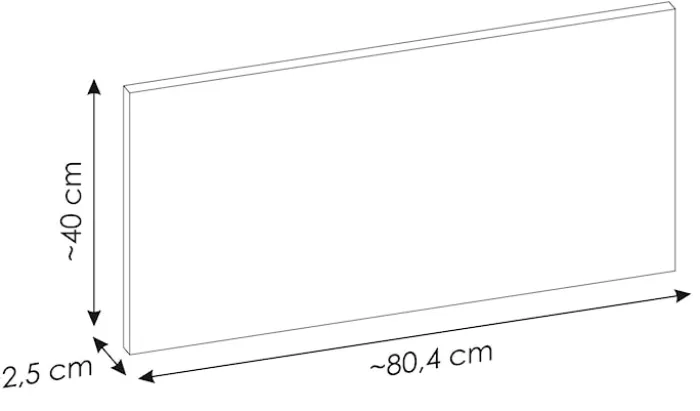 Zestaw mebli łazienkowych Novia z umywalką i słupkiem 115 cm beżowy/biały