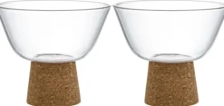Zestaw 2 miseczek z podstawkami Vilagio 380 ml