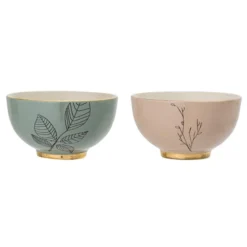 Zestaw 2 misek Bloomingville Juhana z kamionki średnica 13,5 cm