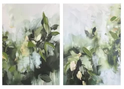 Zestaw 2 obrazów Myrtle 70x50 cm z ręcznie malowanymi elementami
