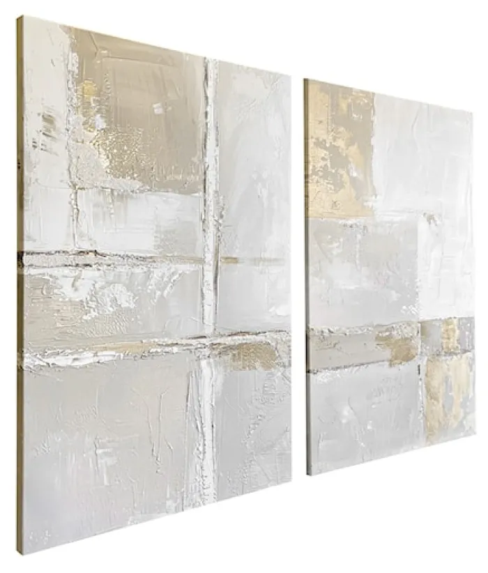 Zestaw 2 obrazów Sail 70x50 cm z ręcznie malowanymi elementami