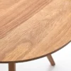 Zestaw stolików Melogreno średnica 40 i 50 cm dąb sękaty