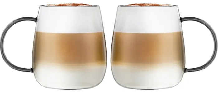 Zestaw 2 szklanek Bolla 400 ml szare
