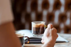 Zestaw 2 szklanek do espresso Amber 80 ml