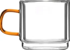 Zestaw 2 szklanek do espresso Amber 80 ml