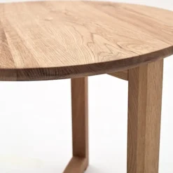 Zestaw trzech stolików Aventra o średnicy 30,35 i 50 cm dąb sękaty