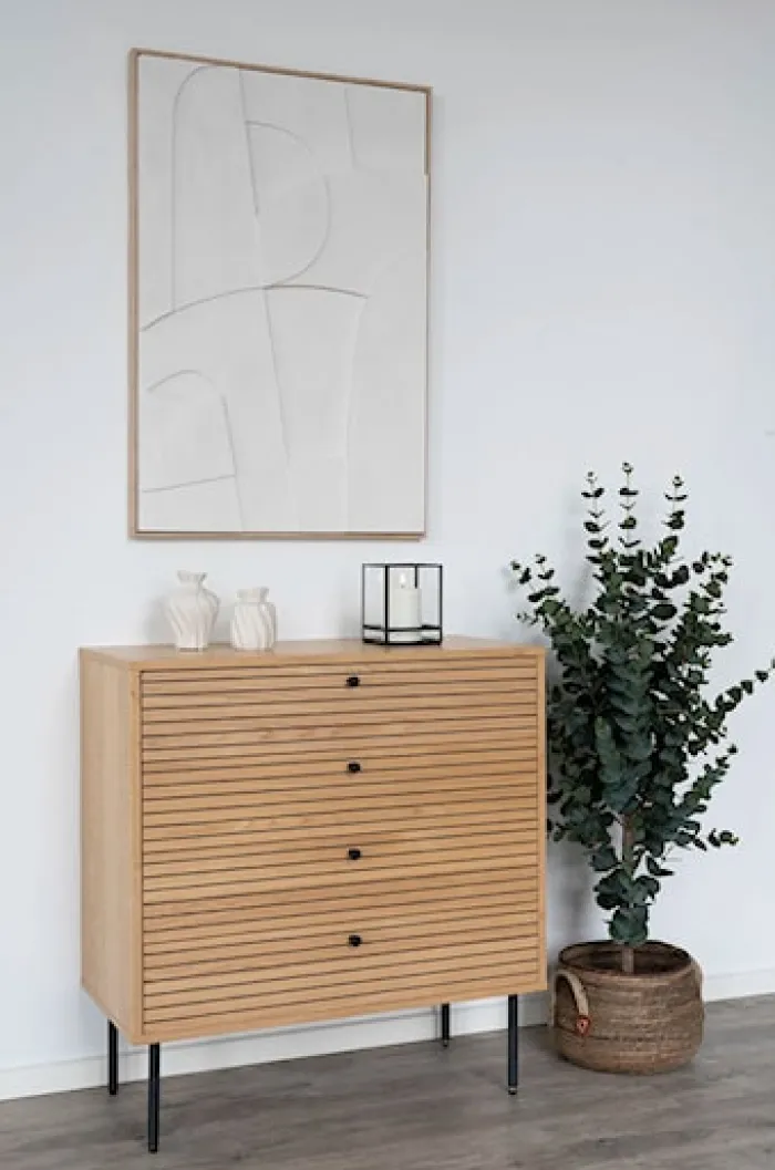 Zestaw 2 wazonów Greteet ceramiczne białe